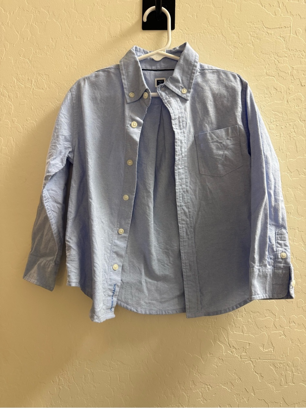 Janie and Jack Light Blue Collared Button-Up Shirt